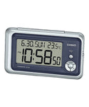 Casio Grey/Blue Digital Alarm Clock - DQ-748-8D