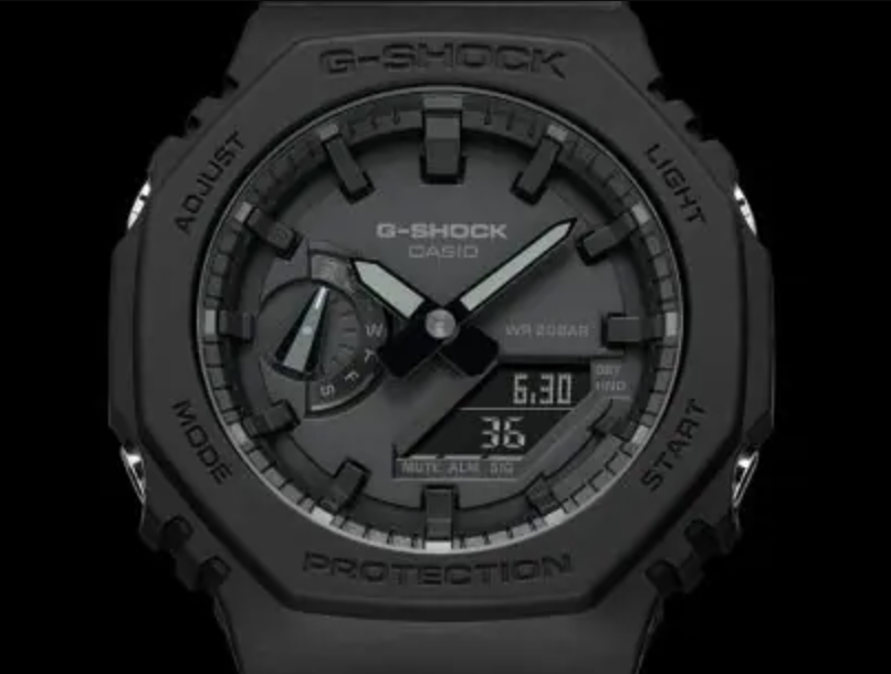 G Shock Analog-Digit Black (GA-2100 Series) Watch - GA-2100-1A1