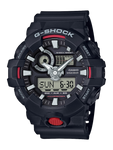 G Shock Black/Red Analog-Digit Watch - GA-700-1A