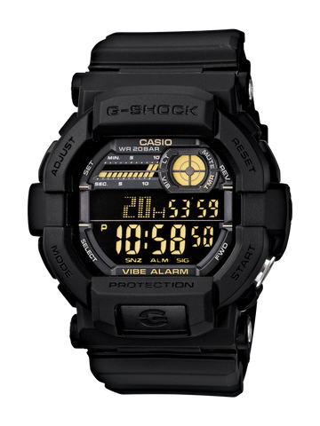G shock | Casio Black Digital Vibration Alert Watch - GD350-1B