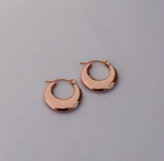 FV Hoops Rose Gold Hollow Hoops Earrings 20 mm - HOPLHR-E20