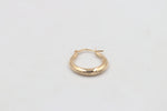 9ct Gold Oval Hoops GE011