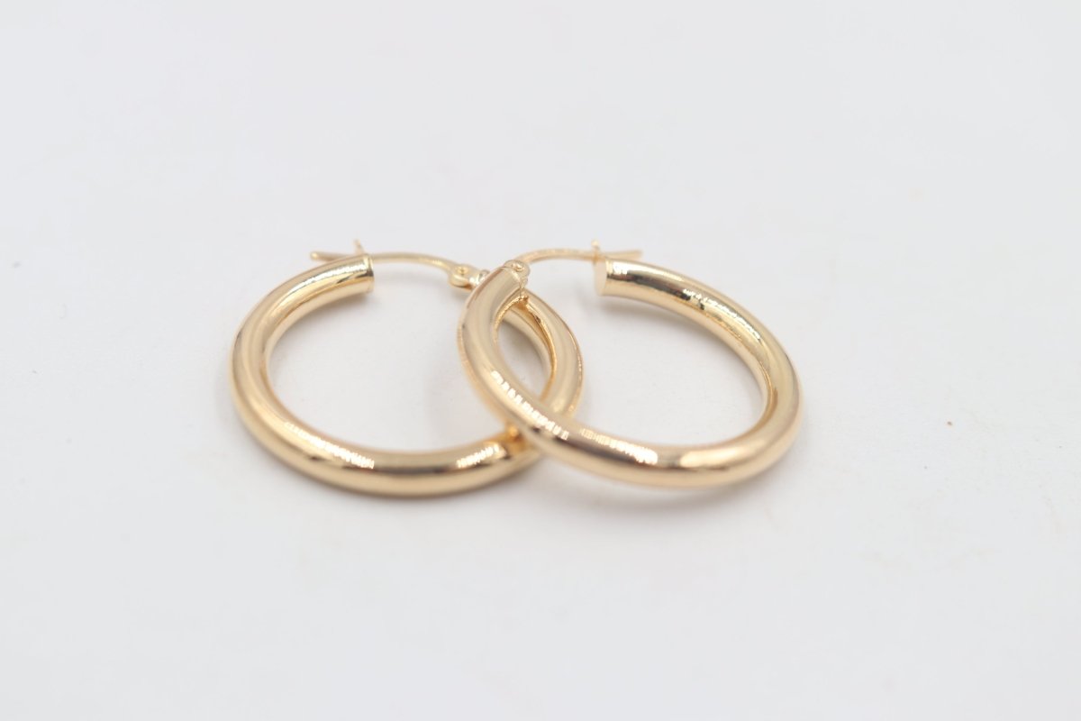 9ct Gold Hoop Earrings GE017