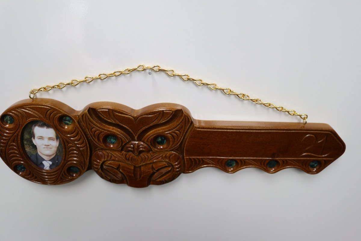 New Zealand Made Wooden 21st key WM437