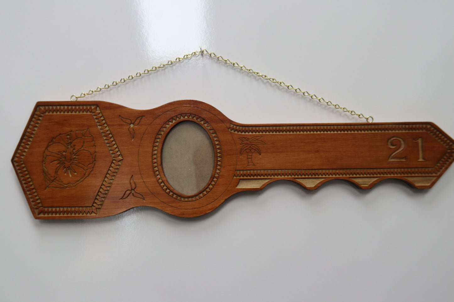 21st Island Key Design In Pine Wood