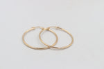 9ct Gold 30mm Hoop Earrings GE032