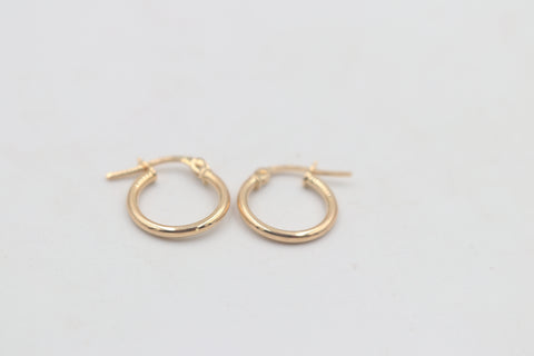 9ct Gold Two tone Hoops 220BC751/99