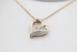 10K Gold Diamond Heart  0.12ct