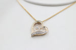 10K Gold Diamond Heart  0.12ct