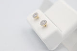 10ct Gold Diamond Cluster Earrings 0.25ct