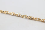 9ct Gold Italian Fancy Overlapping Oval link Bracelet GAC003A