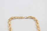9ct Gold Italian Fancy Overlapping Oval link Bracelet GAC003A