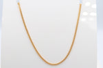9ct Gold Solid Curb Link Chain 40cms