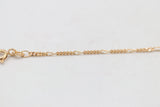9ct Gold kids ID bracelet 15.5cm  G008