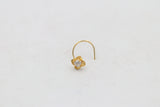 22ct Gold Nose Stud NS01