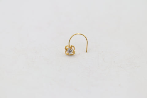 22ct Gold Nose Stud NS03