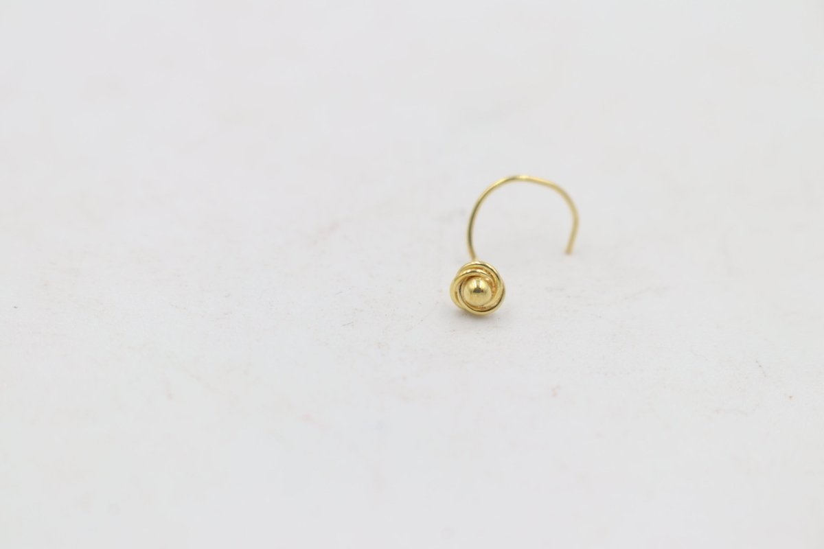 22ct Gold Nose Stud NS07
