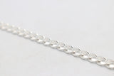 Sterling Silver Curb link Bracelet IRB14