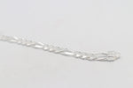 Sterling Silver 3:1 Figaro Bracelet IRA08
