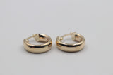 9ct Gold Round Hoops
