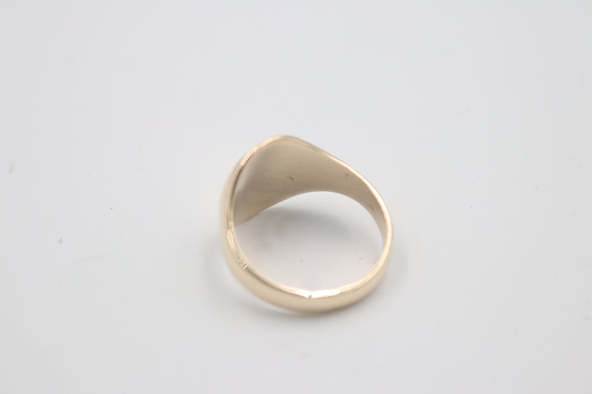 9ct Gold Solid Signet Ring SYR7792