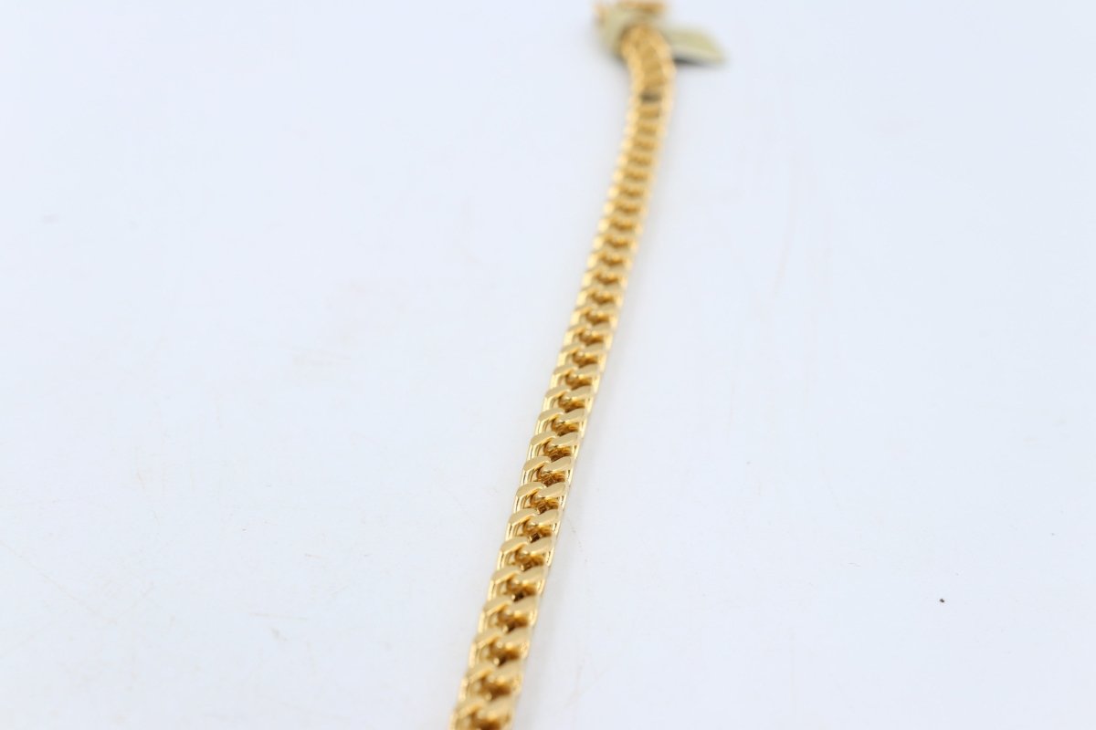 Gold Plated Bracelet 23cm GP09