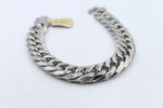 Stainelss Steel Curb Link Bracelet 21cm GP11