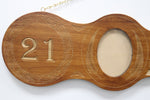 Pine Wood 21st key Maori Island Design