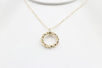 9ct Gold  ring Pendent with 9ct Gold Chain