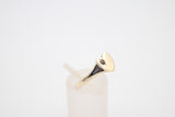 9ct Gold Girls Signet Ring with Citrine