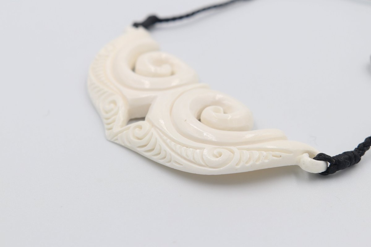 Bone Koru pendent