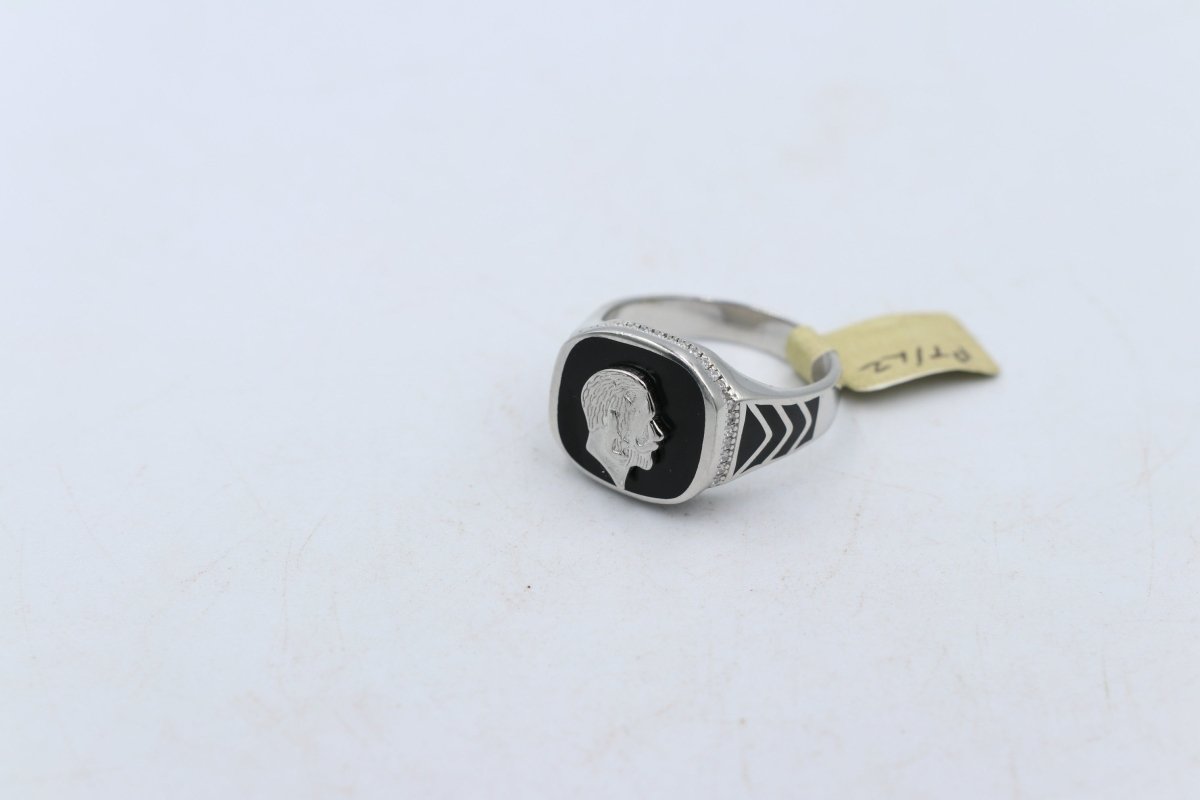 Stg Silver Men Ring