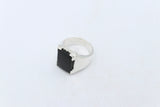 Stg Silver Ring with Onyx 439ALX