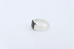 Stg Silver Ring with Onyx STG101