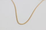 9ct Gold Open curb Link Anklet