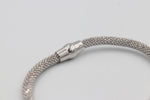 Stg Silver Magnetic Clasp Bracelet