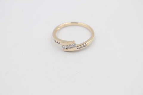 9ct Gold Diamond Dress Ring