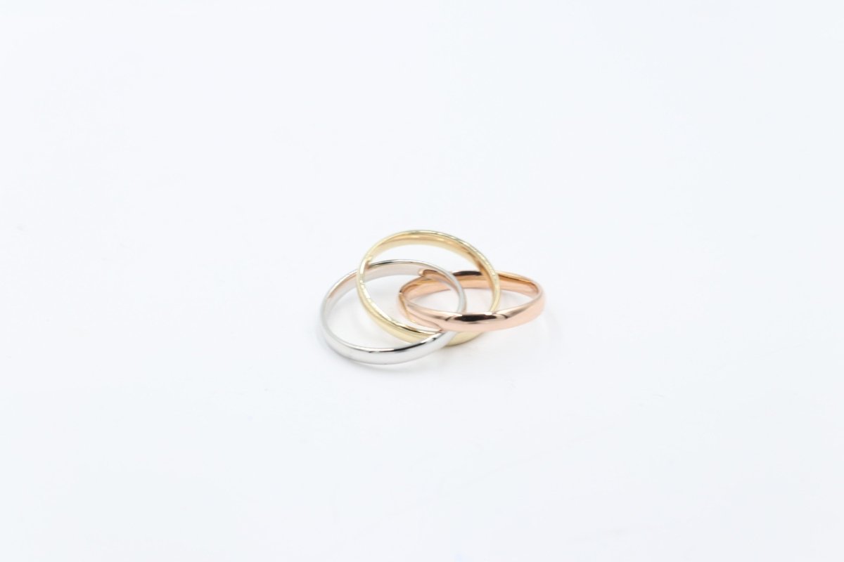 9ct Gold Three Tone Russian Wedder SYR2557SJ