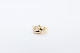 9ct Gold Concave Wide  Earrings GE026