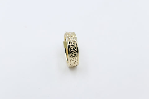 9ct Gold Trinity Knot Ring 7mm