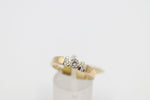 9ct Gold Genuine Diamond set Ring SYR7913