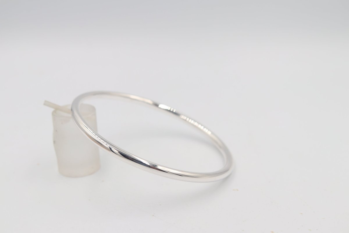 Sterling Silver Full Round Bangle