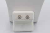 10K Gold Diamond Pendent and Earrings Set