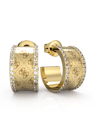 Guess Gold Double Side Earring - JUBE01159JWYGT/U