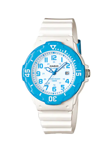 Casio Blue/White Analog (LRW-200H) Watch - LRW-200H-2BV