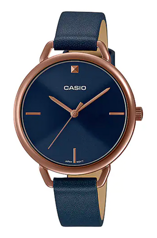 Casio Middles & Africa Blue Watch - LTP-E415RL-2C