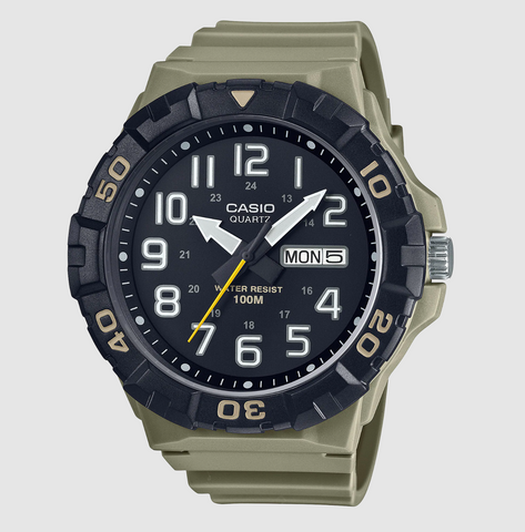 Casio Mens Green Standard Watch - MRW-210H-5AV