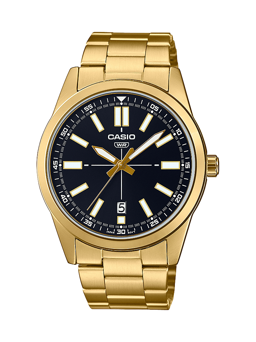 Casio Mens Gold Tone Watch - MTPVD02G-1E
