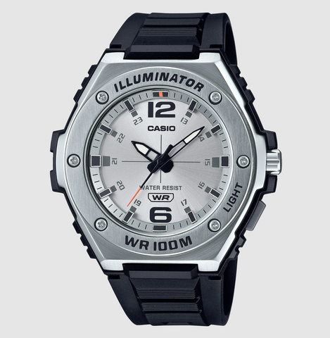 Casio Analog Black Resin Band Watch - MWA-100H-7AV