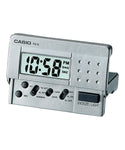 Casio Black and Silver Digital Alarm Clock - PQ10